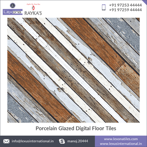 Azulejos de suelo Digital para uso residencial, porcelana pulida de cuerpo completo de 600x600mm, serie brillante - Product Image 2
