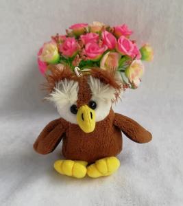 China nuevo diseño promoción lindo búho de peluche llavero - Product Image 1