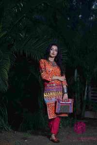 Vestido Vintage de Sindh bordado a mano, Túnica Afghani bordada a mano, trabajo con espejo, Gargantilla Kurti, collar, pulsera de plata alemana - Product Image 3