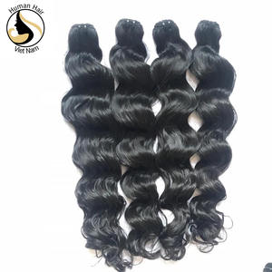 Mechones de pelo virgen sin procesar de 8 a 32 pulgadas, extensiones de cabello humano 100% ondulado, venta al por mayor - Product Image 2