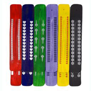 New Multi Color Wooden Incense Holder Made in India Direct OEM Factory Sale - Product Image 1