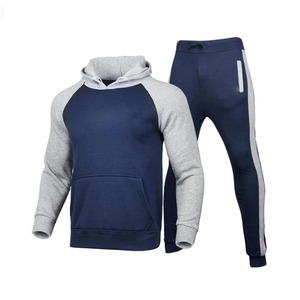Streetwear lourd Boxy Fit Joggers Ensemble de survêtements baggy pour hommes Logo personnalisé Vêtements de sport Survêtement uni - Product Image 2