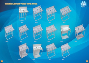 Fabrication osmose inverse 20 "boîtier support Type filtre à eau système purificateur pièce métallique support - Product Image 6