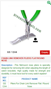 Alicates LinkRemover de cadena Punta plana/redonda GS 1244 Herramientas de joyería para joyeros - Product Image 2