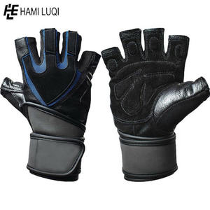 Weight Lifting Gloves Weight Lifting Gym Gloves Sports Gym Leather Built-in Wrist Half Finger Exercise Weight Lifting gloves - Product Image 5