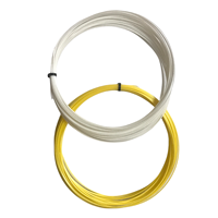 Cordage de tennis hexagonal 100 % polyester durable et économique 2021, marque LIBOTAI, modèle 5TXR, 1,18 mm, 5 couleurs, 12 m