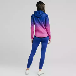 Survêtement d'hiver à capuche zippé pour femme XL/XXXL Sublimation en polyester à séchage rapide Costume de jogging respirant Logo personnalisable pour - Product Image 6