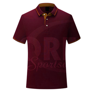 Totalmente personalizado 100% algodón liso Turn Down Collar Blank Street Wears Polos de golf de alta calidad para hombres - Product Image 6
