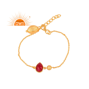 กำไลข้อมือพลอยคอรันดัมชุบทองคำขาวแท้ รุ่นล่าสุดปี 2026 สำหรับผู้หญิง จากผู้ผลิตเครื่องประดับ - Product Image 1