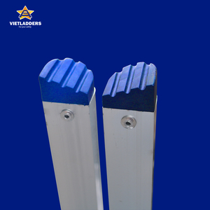 Double Sides 5 Step Aluminum Folding <b>Ladders</b> for Industrial Use Designed Firm and Lightweight - Product Image 2