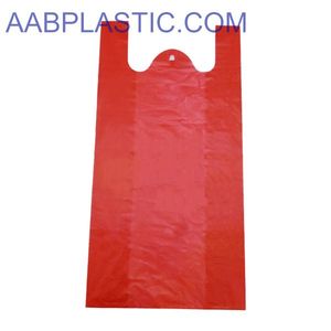 ถุงพลาสติกบรรจุภัณฑ์เสื้อยืดกระเป๋าพลาสติกซูเปอร์มาร์เก็ต - Product Image 2