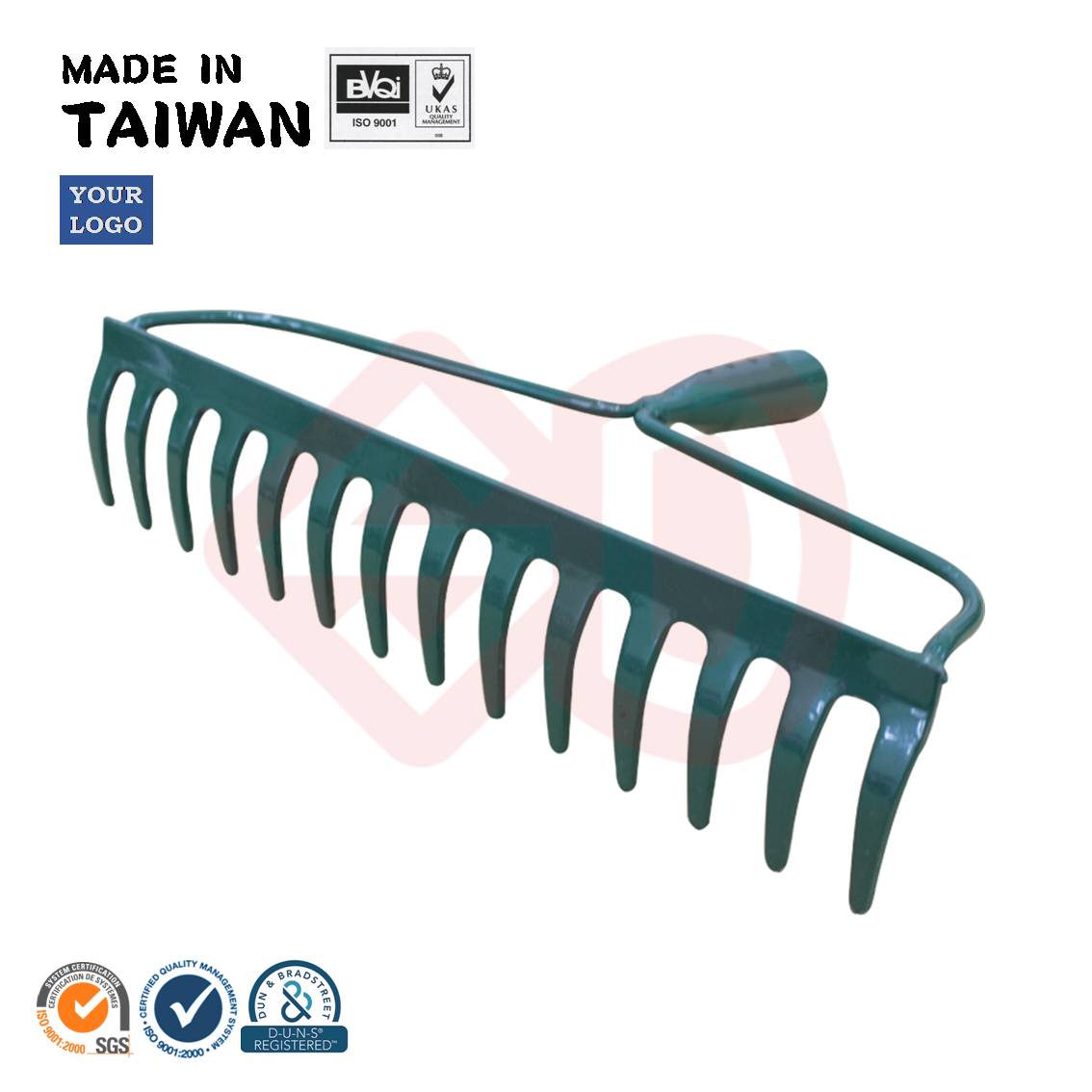 Регулируемые небольшие садовые грабли с колесами