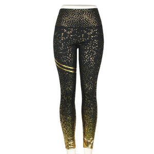 Venta al por mayor de ropa de Fitness entrenamiento corriendo estiramiento gimnasio usar pantalones de Yoga medias de las mujeres - Product Image 1