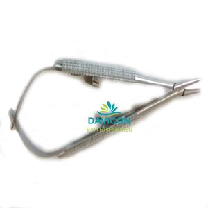 Castroviejo Manual Alemán Acero Inoxidable Micro Portaagujas Instrumento Quirúrgico Esencial - Product Image 1