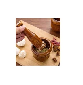 Wood <b>Mortar</b> and Pestle Spice Tools Antiskid <b>Mortar</b> and Pestle With Lid for Customized Size and Sale Product - Product Image 1