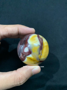 Esfera de jaspe Mookite Premium australiana de alta calidad amarillo púrpura para decoraciones y coleccionables de arte Feng Shui - Product Image 4