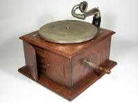 Antique Brass and Wooden Gramophone Player Modern Style Hot Selling Trombone for Home Use