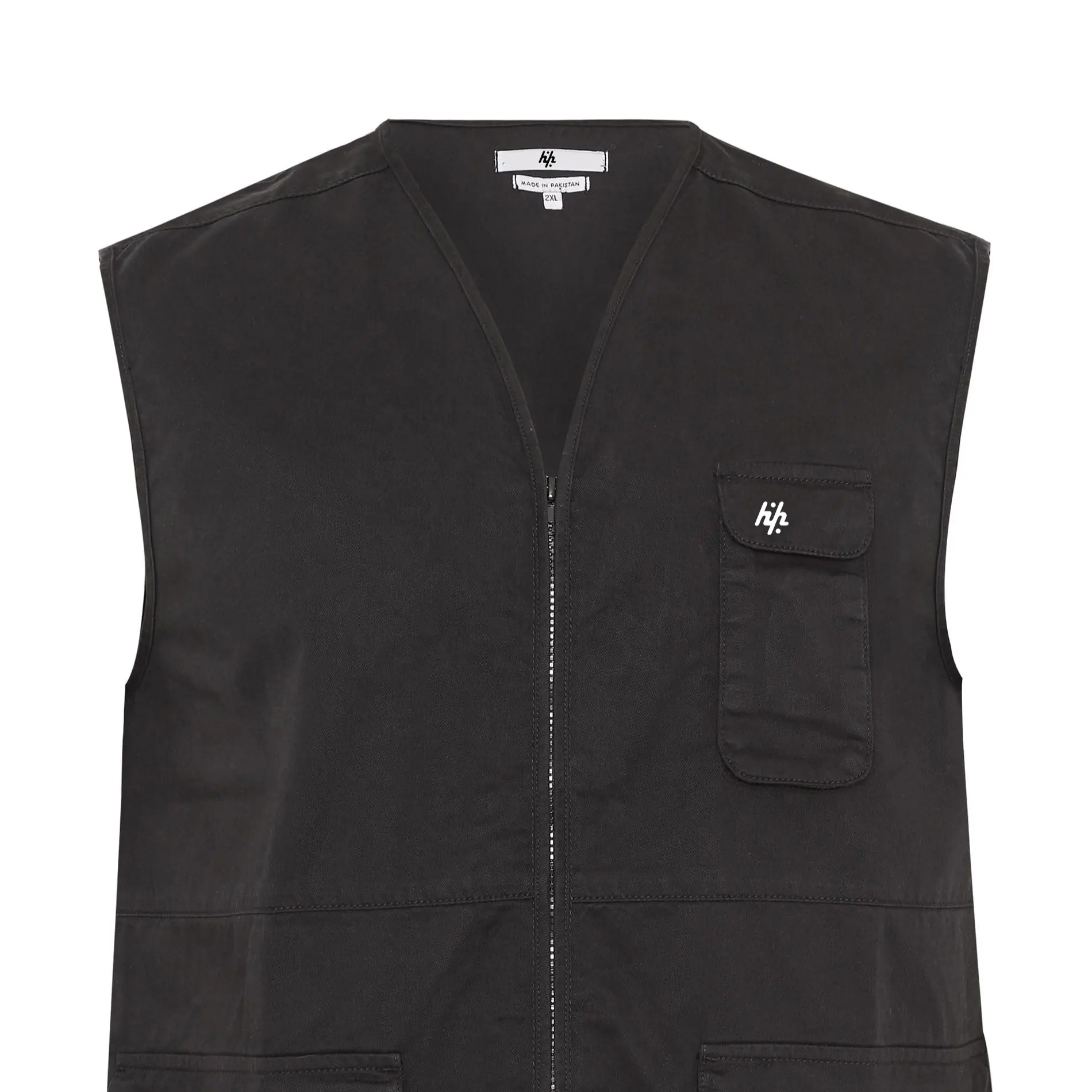 Özel ceketler OEM erkek siyah yardımcı yelek kollu daha az sıcak erkek balon ceket (üretim tarafından Huzaifa ürünler)