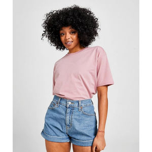 Women's Crop <b>Top</b> Cotton Crew Neck Slim Fit Soft Touch Fitness Yoga Summer Casual Wear T Shirt - Product Image 4