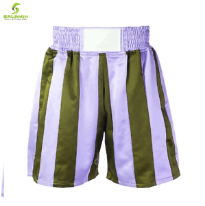 Pantalones Cortos de Boxeo Muay Thai MMA Personalizados al por Mayor, Negros, OEM, Ropa Deportiva para Adultos, Pakistán - Product Image 3