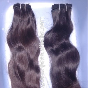 Cheveux indiens remy, tissage de cheveux vierges de qualité parfaite, sans perte et démêlement, tissage indien, 100% - Product Image 6