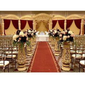 Boda india tradicional Fibra decorativa Mandap Impresionante boda india Grand Mandap Trending Wedding Mandap Evento de lujo EE. UU. - Product Image 1