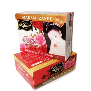 Savon artisanal à la rose de Madame Ranee, formule originale, blanchissant, antiseptique, hydratant, pour le visage et le corps, tous types de peau - Product Image 1