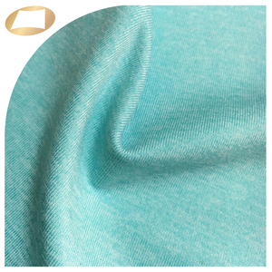 Blue melange color quick dry spandex polyester wicking fabric for sports bra - Product Image 4