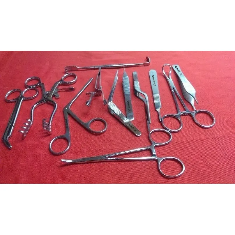 Hot Koop Goraya Duitse 42 Pcs Basic Oor Set Chirurgie Instrumenten Tang Ent Medische Gloednieuwe Ce Iso Goedgekeurd