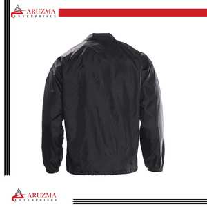 Professional Coated Canvas Polyester Material Customized Logo Printing <b>Light</b> Weight Men Windbreaker <b>Jacket</b> <b>Waterproof</b> Breathable - Product Image 2
