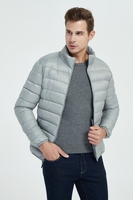 Vêtement d'hiver matelassé utilitaire personnalisé de style formel pour hommes en gros 2025