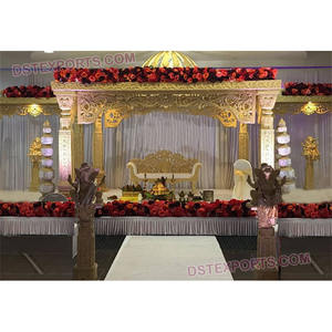 Boda Raj Mahal Mandap con Dom Indian Wedding Grand Haveli Mandap Wedding Palace Style Maharani Mandap - Product Image 1
