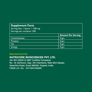 Poudre de stévia naturelle sans sucre et sans calories 100g Utilisation pour adultes Certifiée GMP Origine indienne - Product Image 2