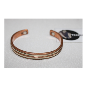 Brazalete tejido de cobre para mujer para pulsera Último diseño Forma circular para regalar Pulseras de puño de precio al por mayor - Product Image 2