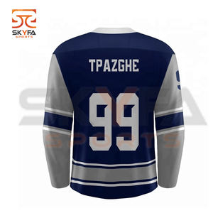 Maillot de Hockey sur glace avec col en v, maillot sur mesure, 100% Polyester, nouvelle collection, offre spéciale - Product Image 5