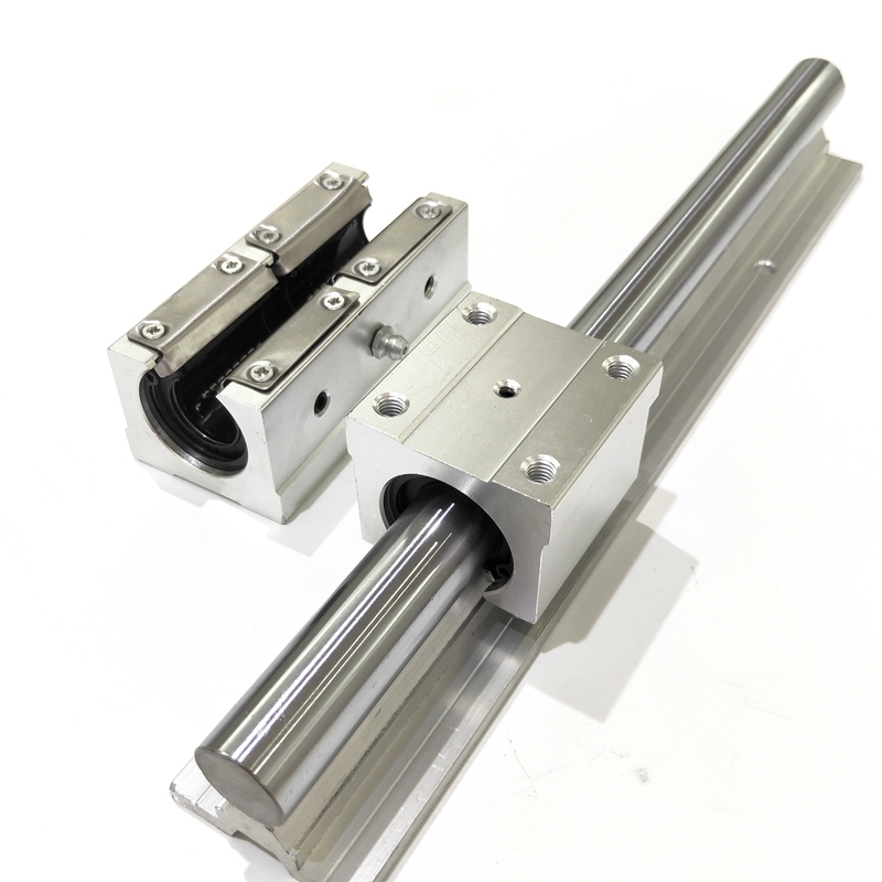 Cylinder Linear Guide Rail Aluminum Support