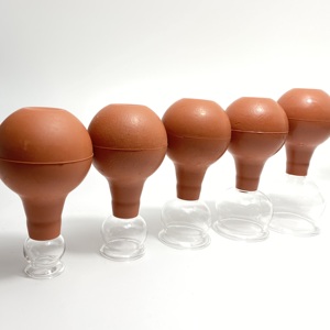 Ensemble de ventouses de haute qualité Offres Spéciales ventouses Anti-<span class=keywords><strong>cellulite</strong></span> sous vide Massage Ventouses ensemble de 5 tailles - Product Image 2