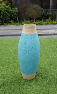 Juego de jarrones de bambú hechos a mano de alta calidad, conjunto azul de accesorios de decoración para el hogar, hecho en Vietnam - Product Image 3