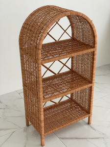 Estante de flores de bambú de 3 niveles, anaquel grande y ajustable para plantas, enredadera de ratán, soporte de caña, moderno, para interior - Product Image 4