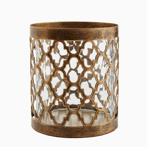 Modern <b>Hurricane</b> Pillar <b>Candle</b> Holders - Product Image 1