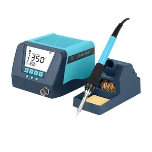 Bakon BK90 New Modle Large LCD Screen 90W Lead Free Adjustable Temperature Electric Working Soldering Station