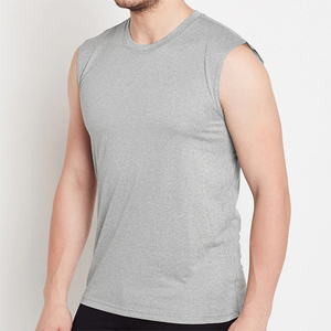 Casual blank slim fitness high quality solid color 100%cotton summer wear wholesale <b>men</b> <b>shirt</b> tank top man sleeveless <b>shirts</b> - Product Image 4