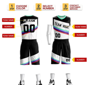Pudding – vêtements de sport pour hommes, combinaison de basket-ball, Kit d'entraînement de compétition avec maillot à lettres-blanc - Product Image 3