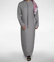 Jubbah เสื้อผ้าอิสลามซาอุดิอาราบิก Daffah Thobe สำหรับผู้ชายมุสลิมขายส่ง