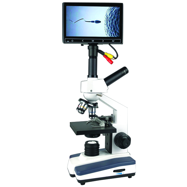 Биологический микроскоп с каплей обнаружения крови HD электронный сперма анализ крови 2000x