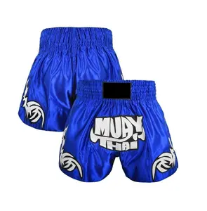 Pantaloncini da boxe personalizzati Warrior Muay Thai Kick da combattimento