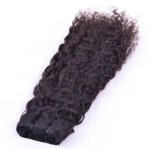 Cheveux bouclés bruts indiens 100% cheveux brésiliens Double trame correspondant fermeture Temple cheveux donnés - Product Image 1
