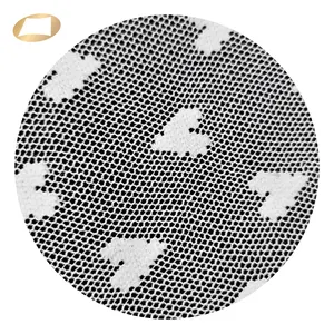 Mềm Mại Chất Lượng Cao Tim Jacquard <span class=keywords><strong>Nylon</strong></span> Vải Ren Cho Mạng Che Mặt - Product Image 6
