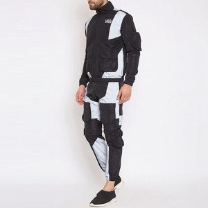 High Quality Men's Windbreaker <b>Jackets</b> With Matching Pants Latest Fashion <b>Winter</b> Sweat Suits Set - Product Image 2