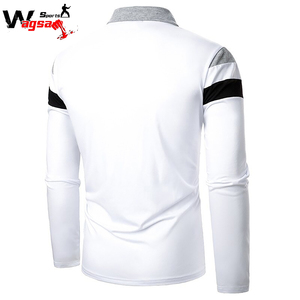 Autumn Streetwear Casual Men's Shirt Short Sleeve Zipper <b>Tops</b> Plus Size Eco-Friendly Anti-Wrinkle 100% Cotton Knitted Fabric - Product Image 4